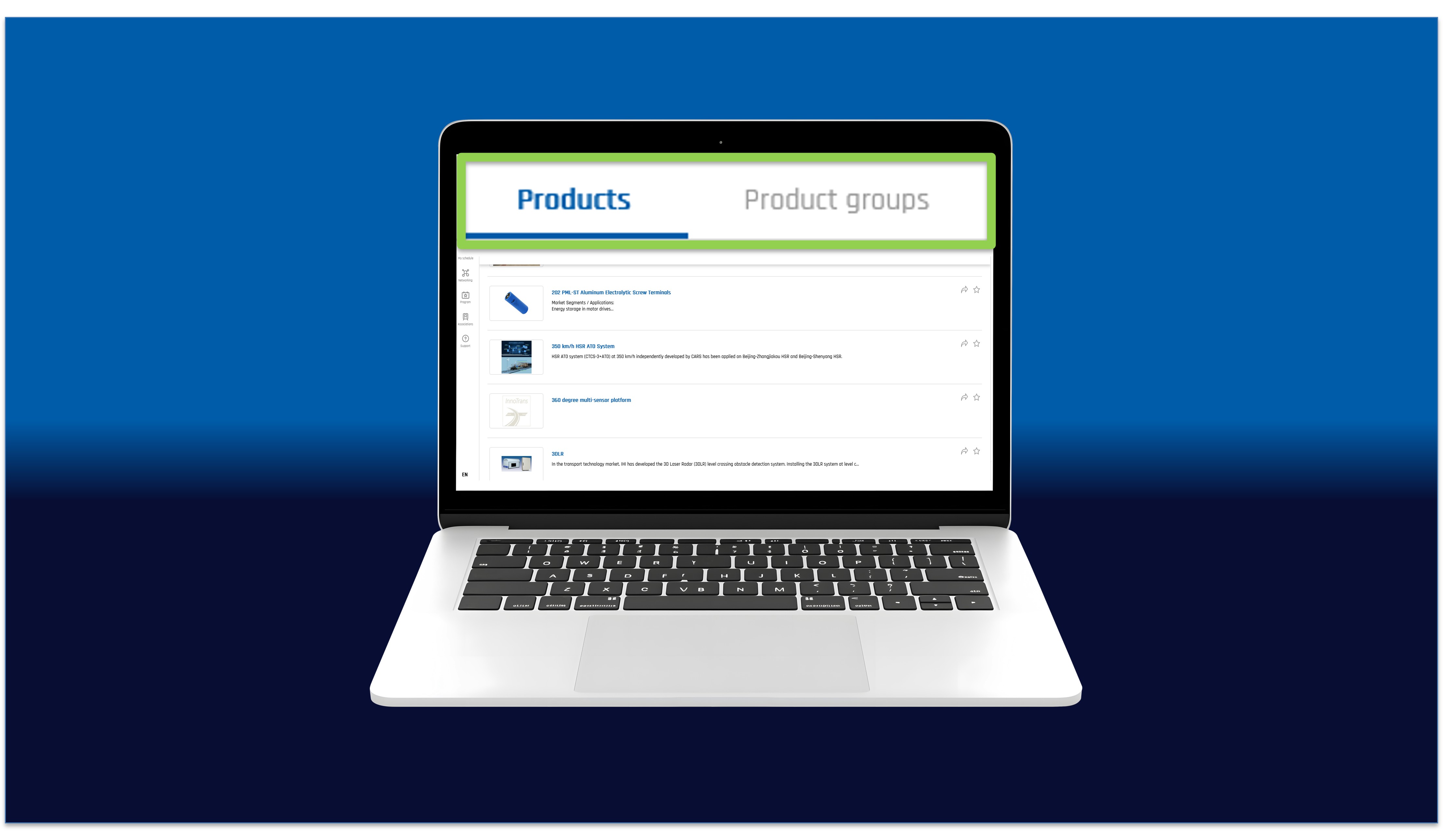 3 Produktgruppen + 3 Produkte 