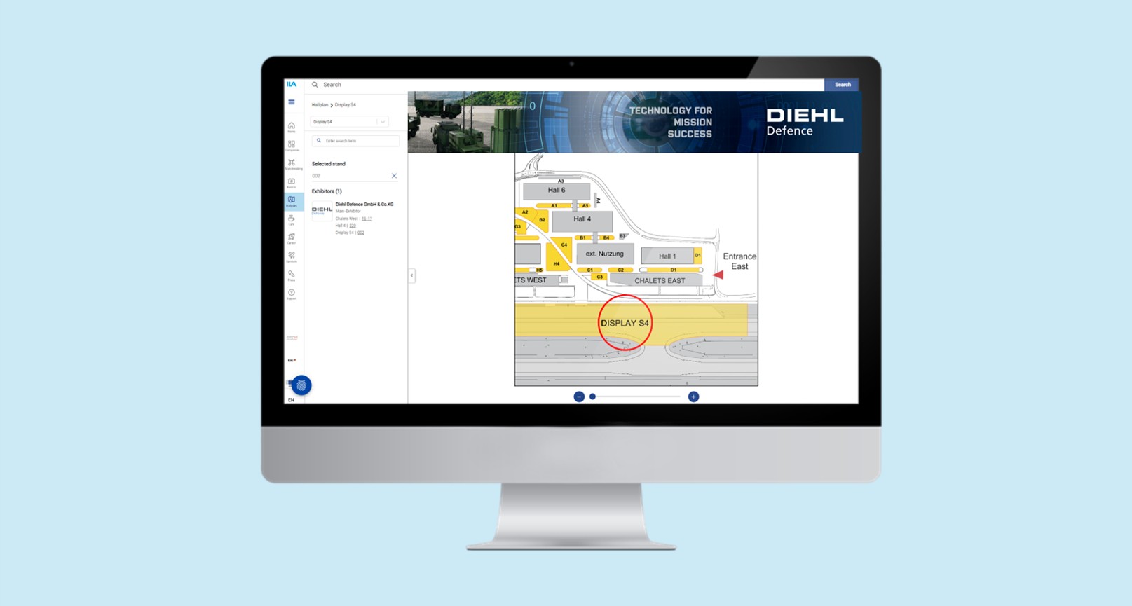 Top Banner in the hall plan