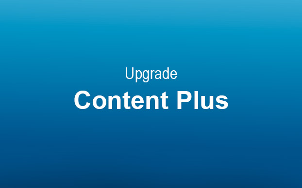 Content Plus Upgrade
