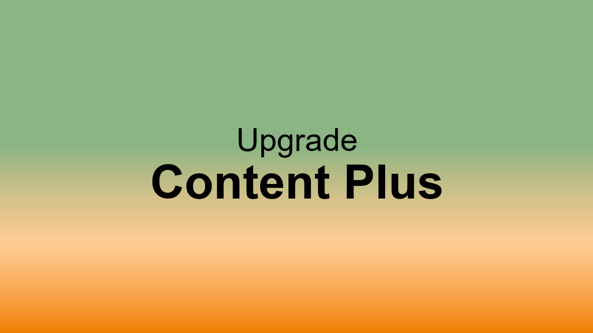ITB Content Plus Upgrade