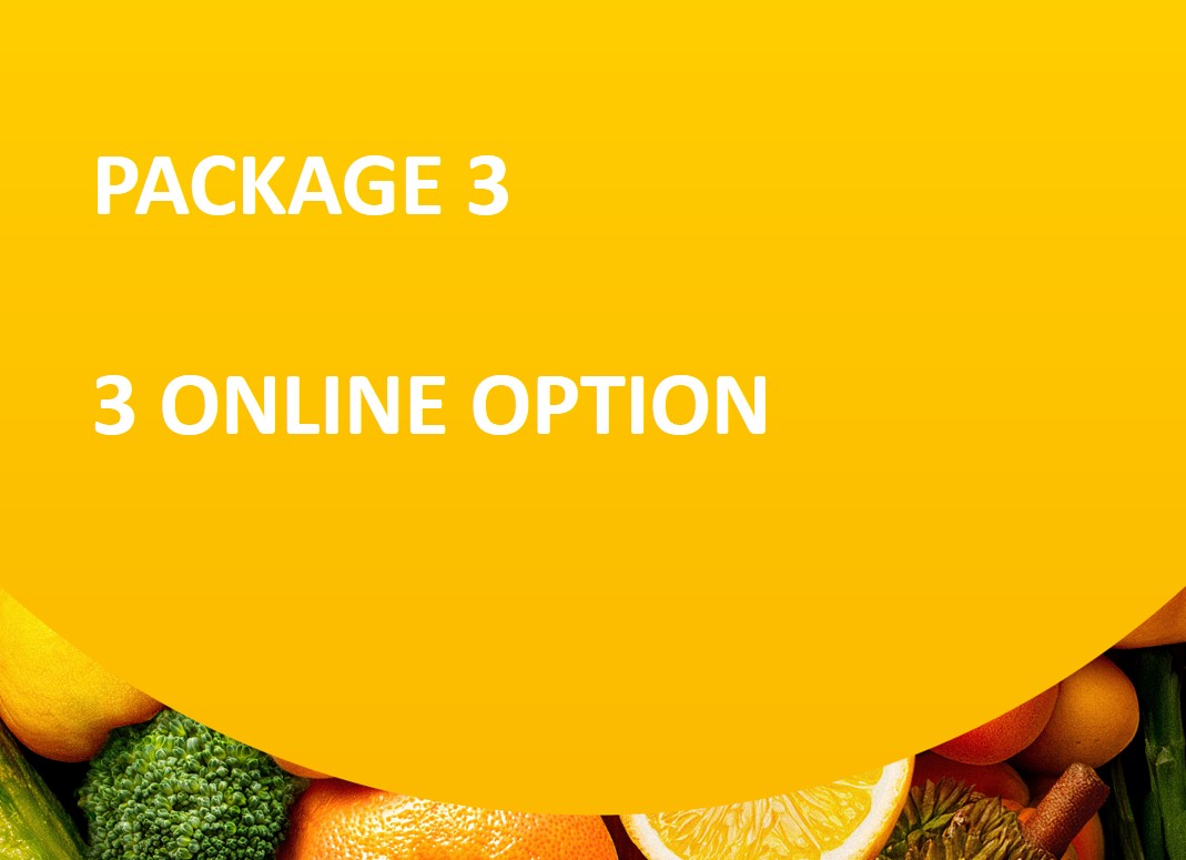 Paket 3 - 3 Online option  