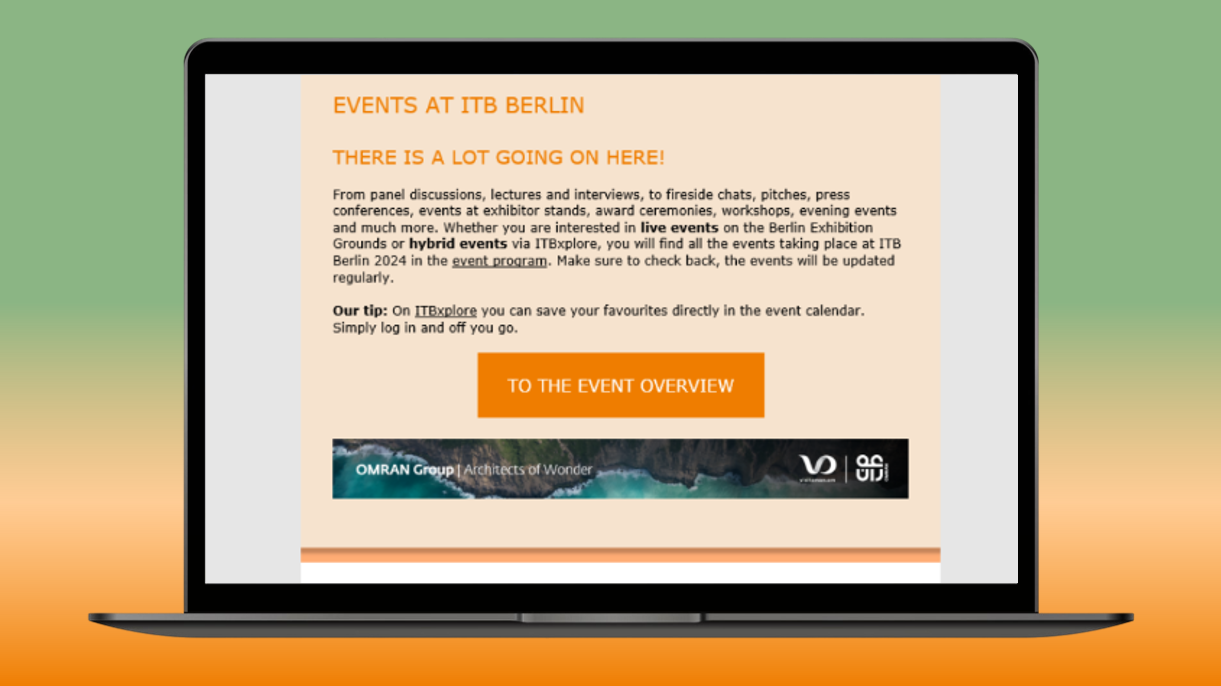 Banner Ad in the ITB Exhibitor Guide