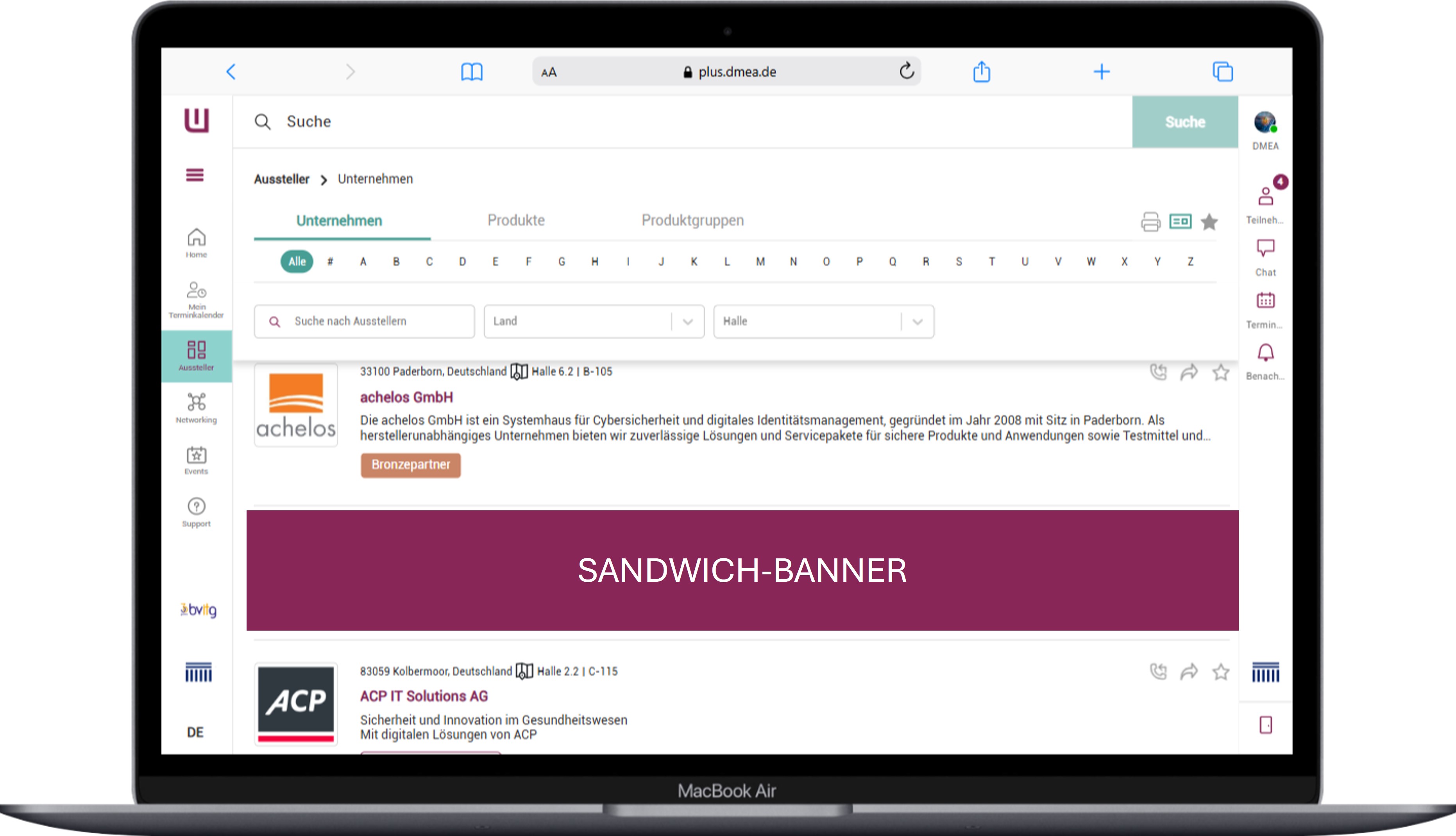 Sandwich-Banner (Plattform)