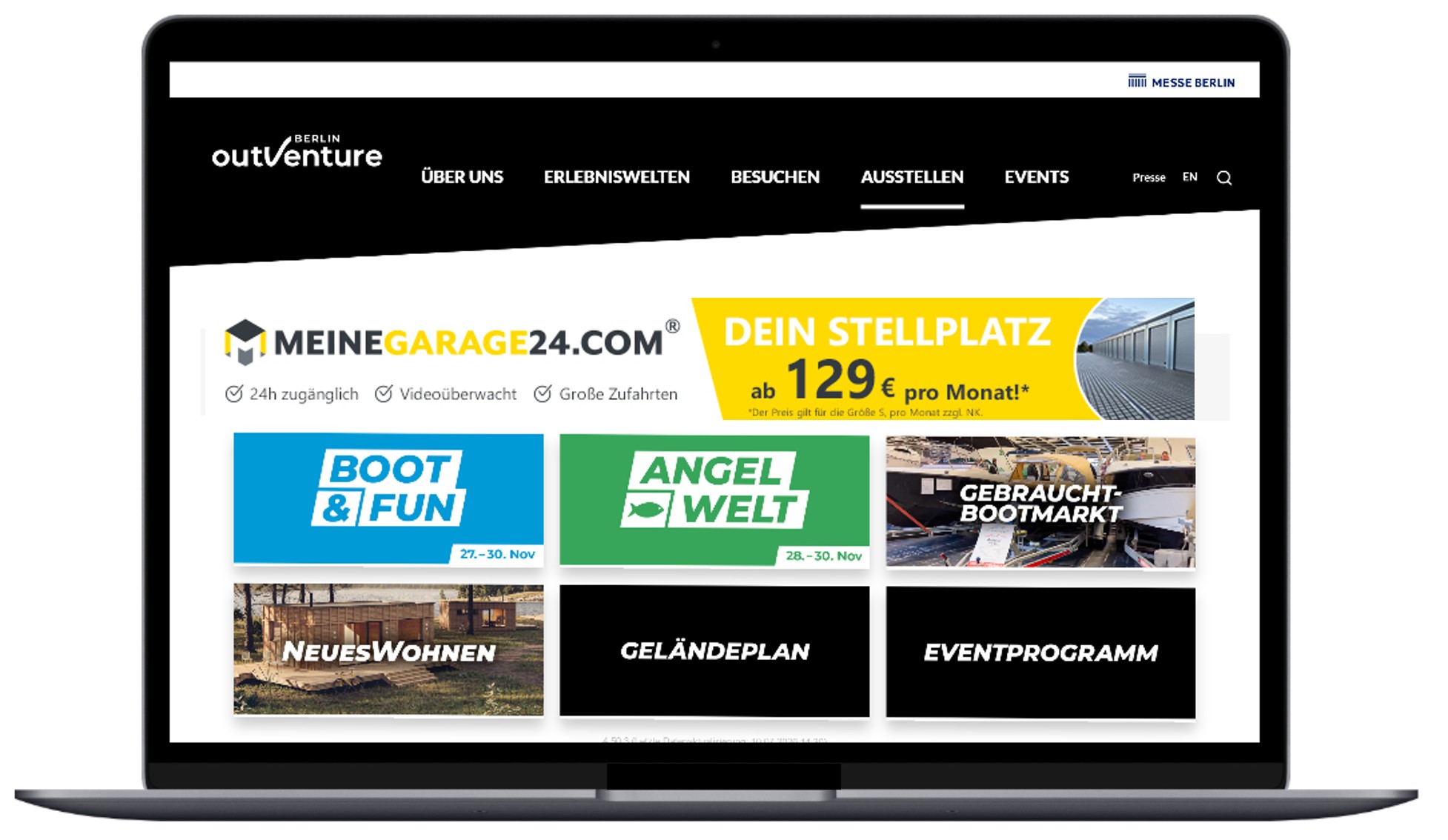 Top Banner on www.outventure-berlin.de