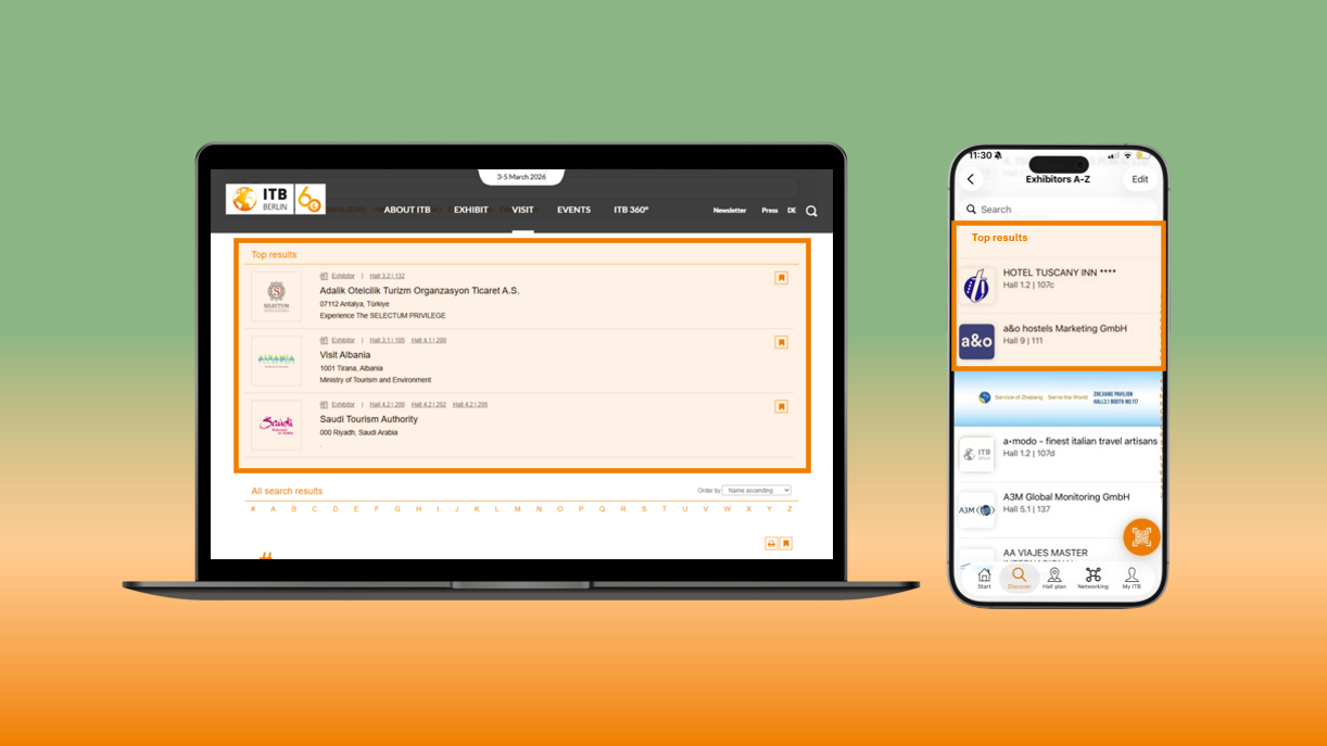 Top Listing ITB Navigator, ITB.com & App