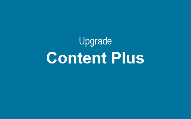 Content Plus Upgrade