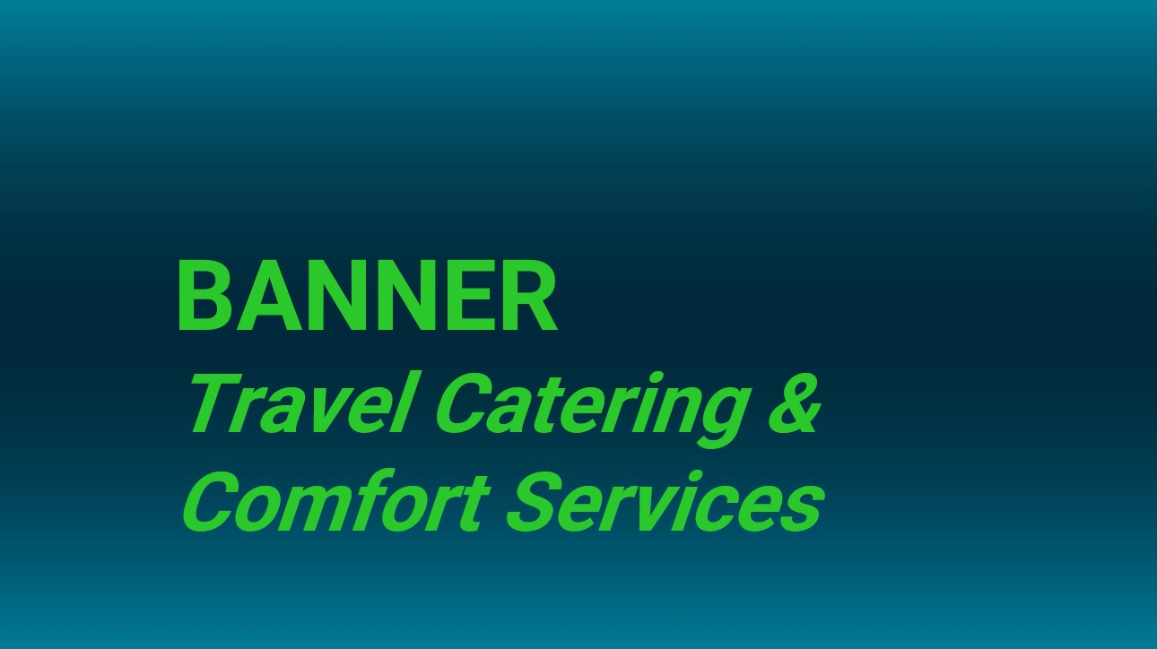 Top Advertising Banner "Travel Catering & Comfort Service"