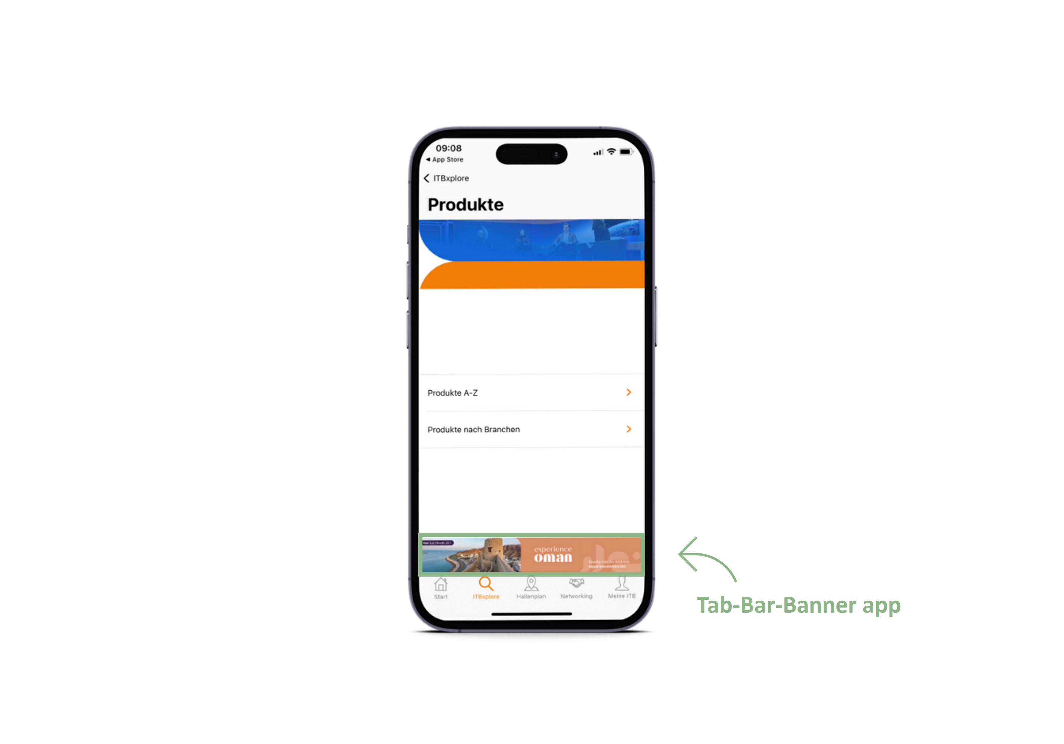 Tab-Bar-Banner App