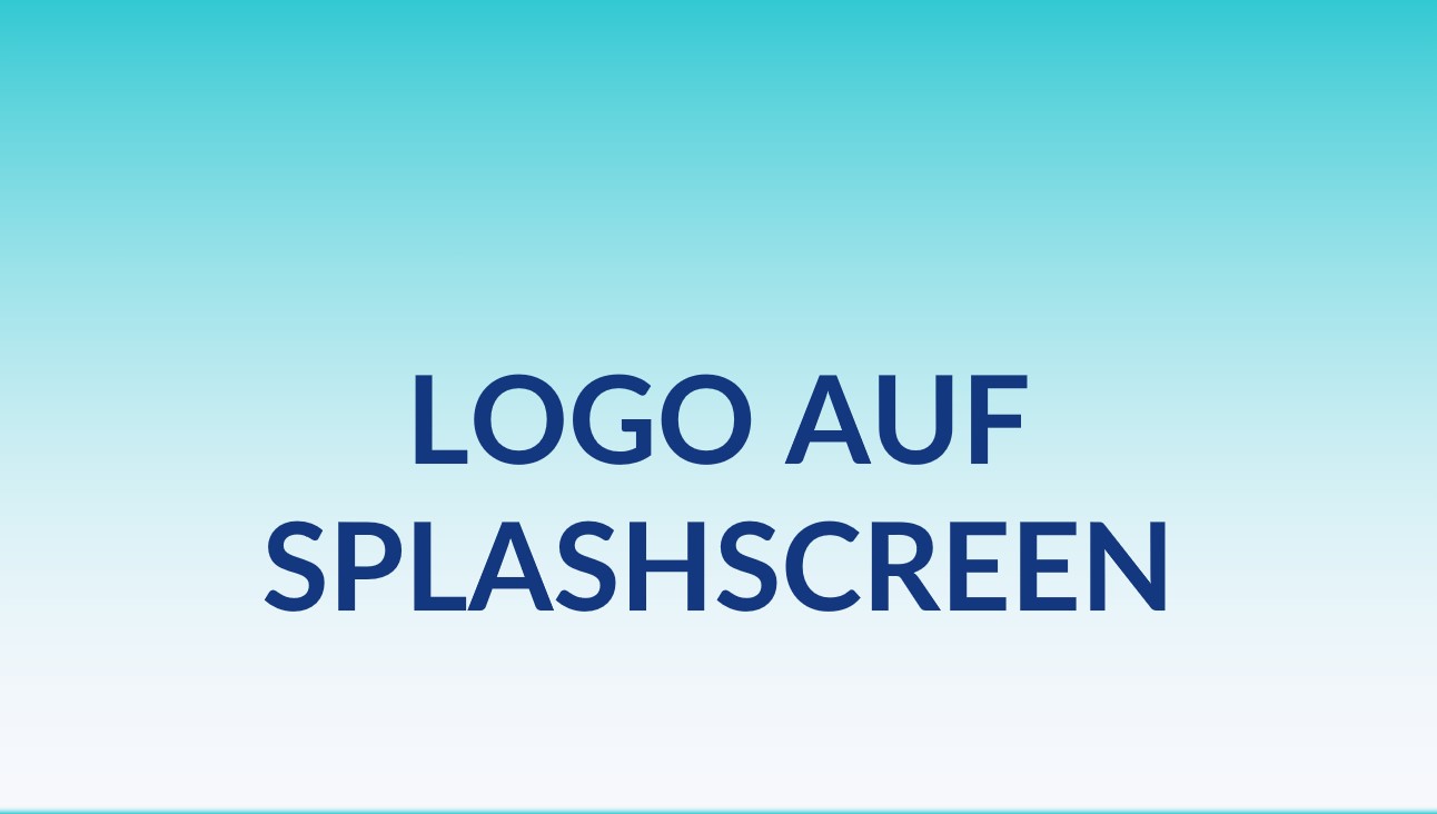 Logo auf Splash-Screen