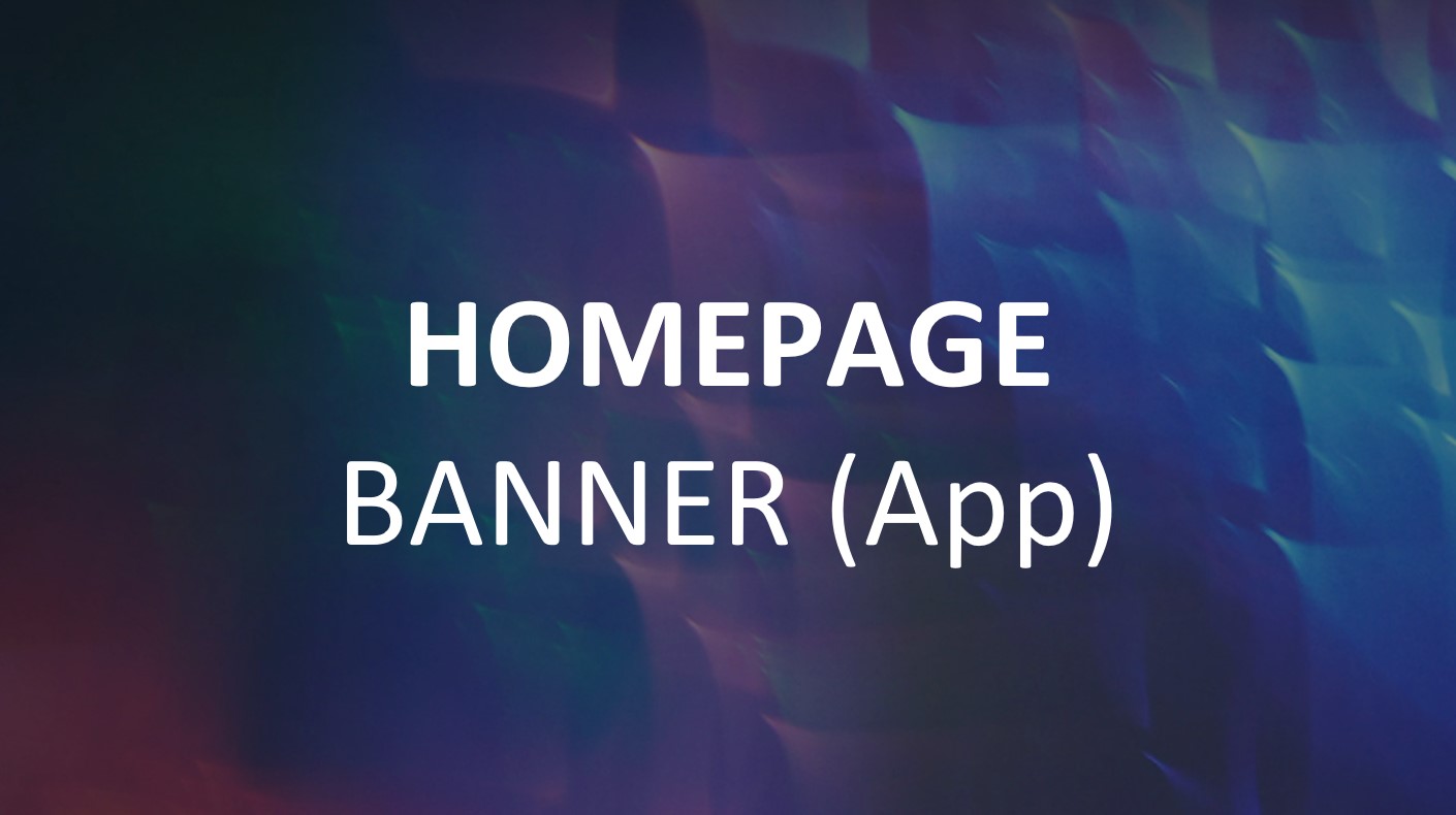 Homepage-Banner (App)