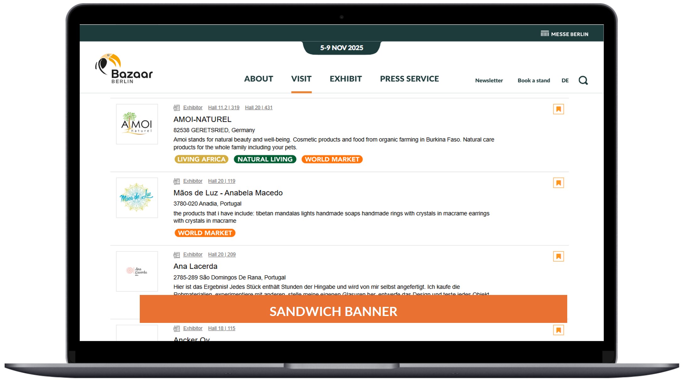 Sandwich-Banner