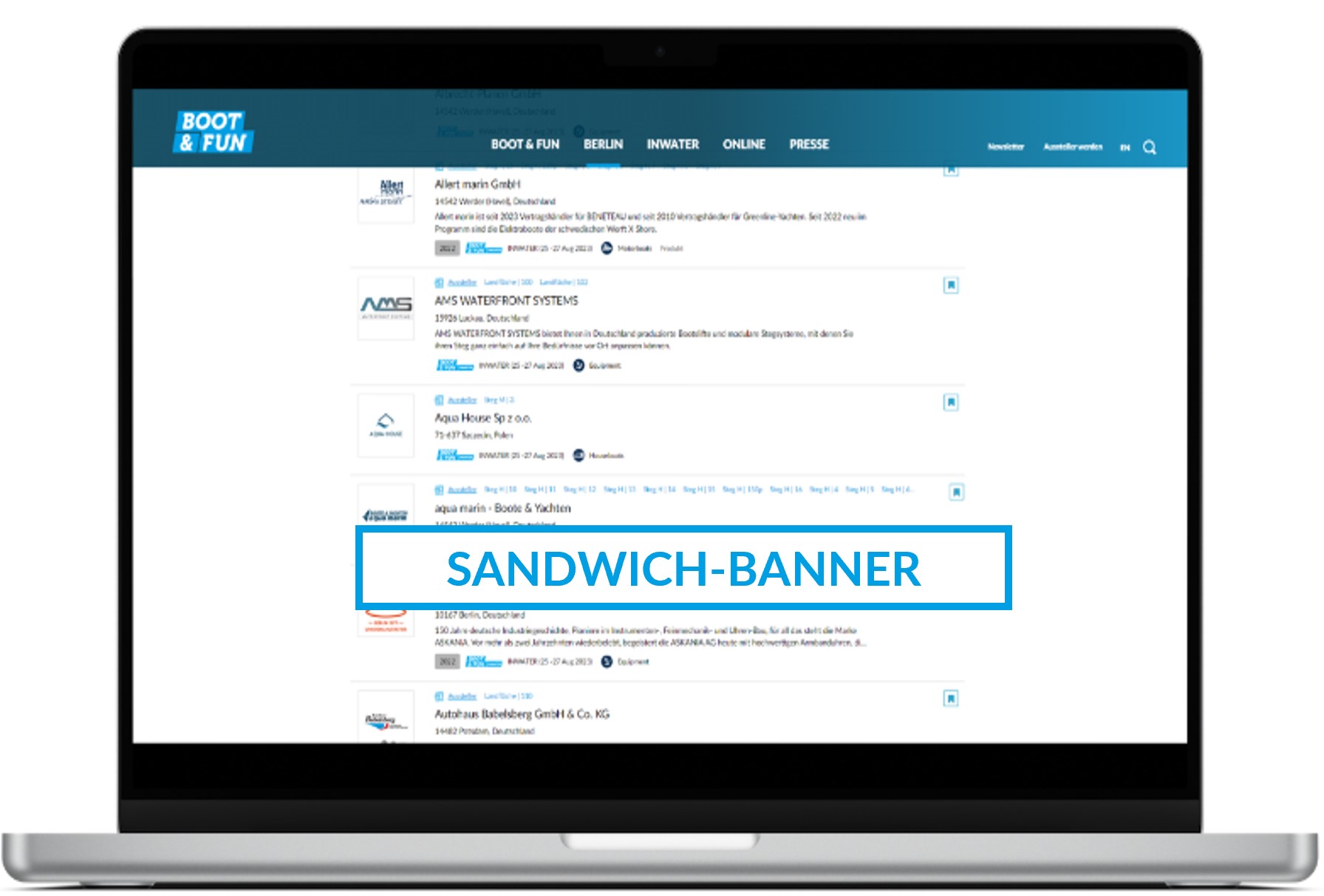 Sandwich-Banner