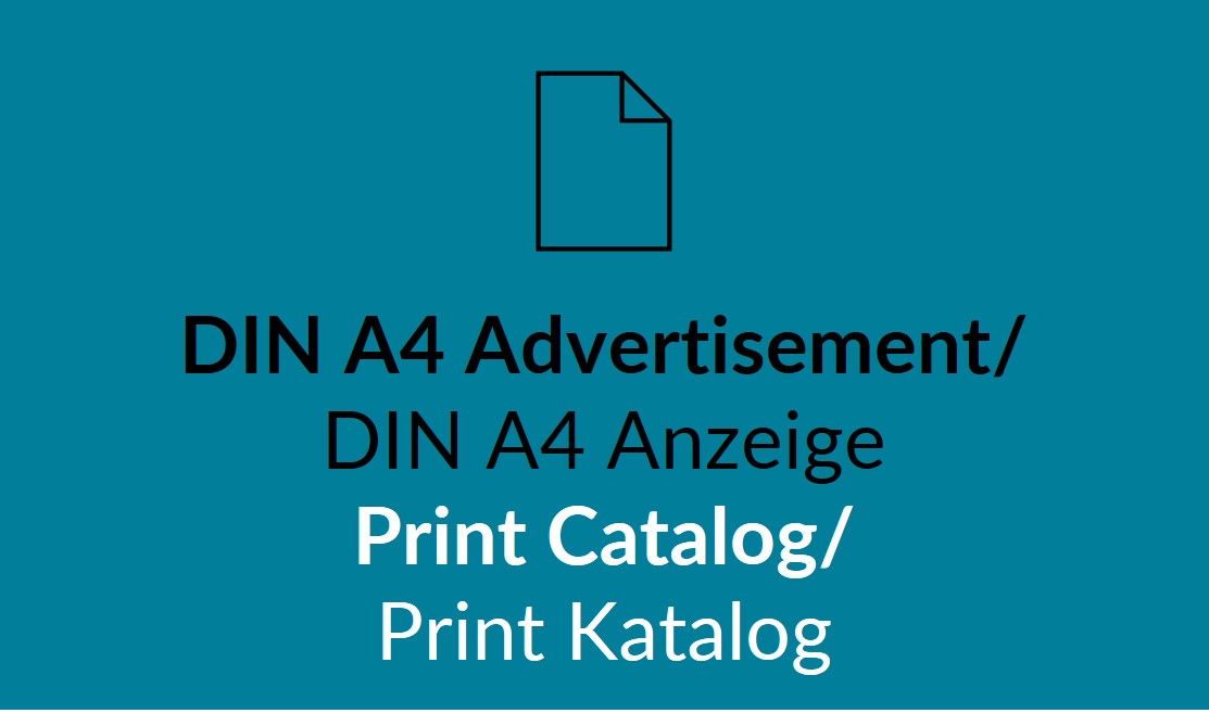 DIN A4 Anzeige - Print-Katalog
