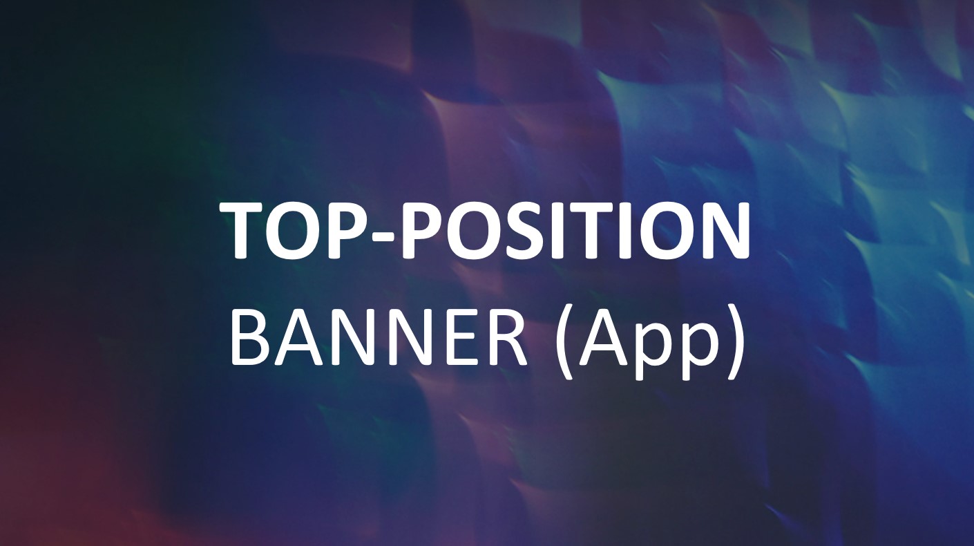 Top-Werbebanner (App)